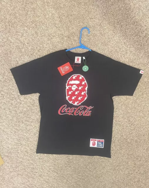 bape x CocaCola T-shirt Black Size Medium