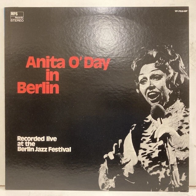 00Vocal Lp Anita O'Day Oday In Berlin Jp Yp7018Mp With Liner Without Belt