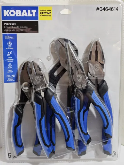 KOBALT 5pc Pliers Set 0464614 Model 55754