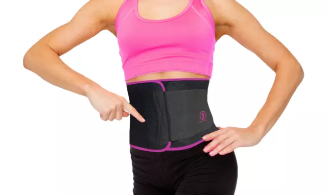 Hot Women Neoprene Body Pink Shaper Slimming Waist Trainer Cincher Corset Slim