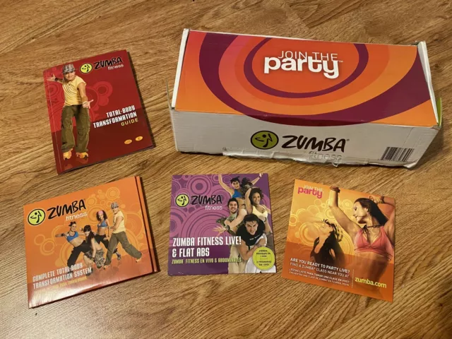 Zumba Fitness Join the Party DVD Set & Toning Sticks (Only 4 DVD’s Included)