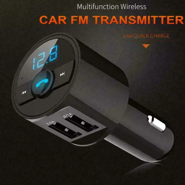 Trasmettitore FM per auto senza fili Bluetooth Radio Lettore MP3 di alta qualità