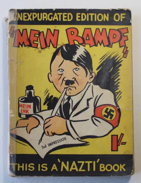 Mein Rampf propaganda spoof 1940 ITMA Fumpf paperback book