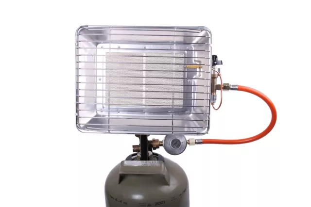Gasheizstrahler Rothenberger ECO 4200 W Gasheizer Propan + Schlauch + Regler