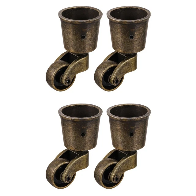 4 Pcs Poulie Universelle En Alliage De Zinc Canapé Roulette Chaise