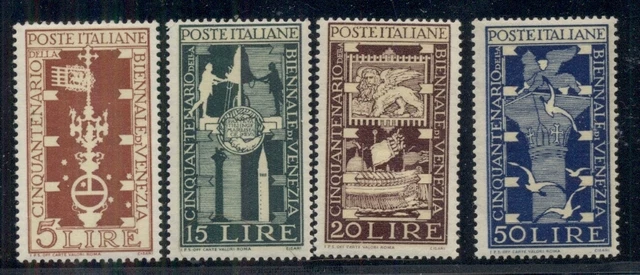 ITALY #510-13 Mint hinged, Scott $26.30