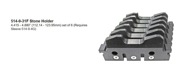 514-9-31F Stone holder (require 514-9-4G) fits Rottler H85A H86A H87A set 6 pcs