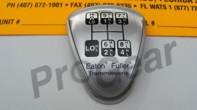 EATON FULLER 18 Speed Transmission Shift Knob Medallion