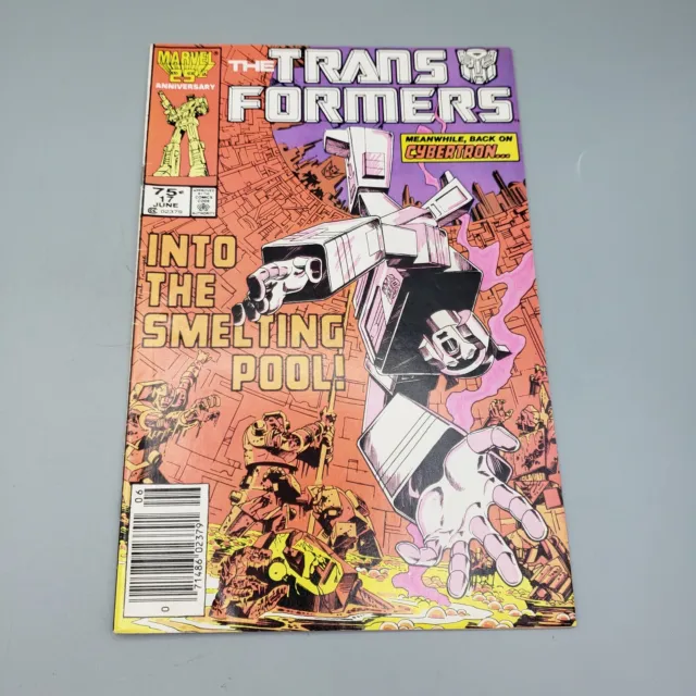 The Transformers Vol 1 #17 June 1986 Illustrated Newsstand Marvel Comic Book