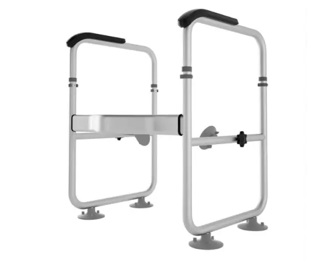 Toilet Rail Safety Frame Aid Elderly Handicap Disabled Height Adjustable
