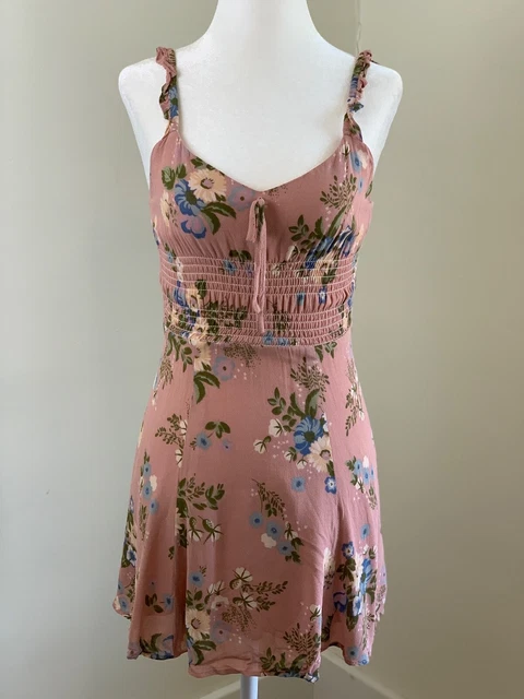NEW $218 REFORMATION Elyse Floral Mini Dress Irene [ SZ 8 ] #3726 $125.99 -  PicClick