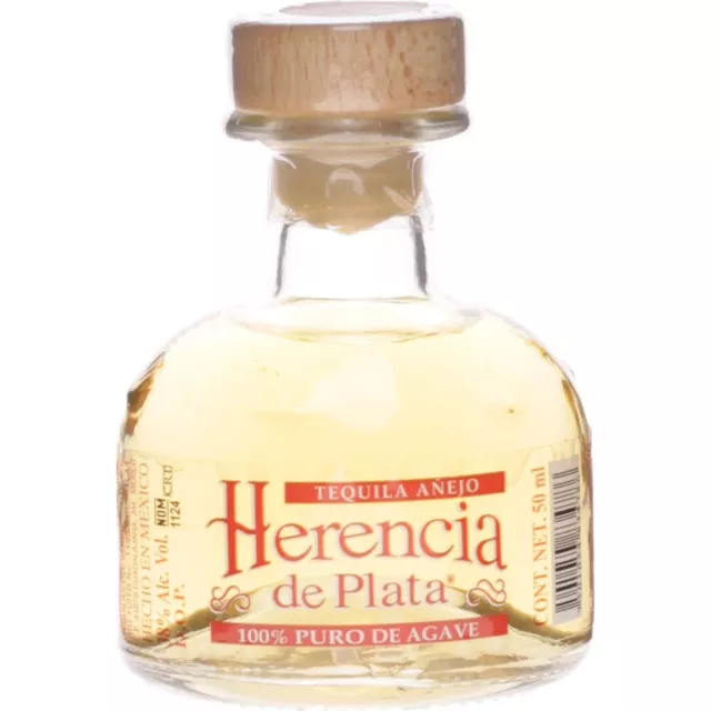 Herencia de Plata Anejo 100 % Agave 0,05 Liter 38 % Vol.