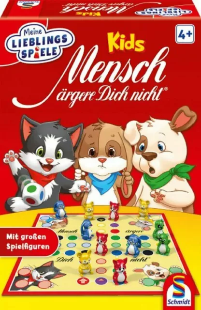 Schmidt Mensch Ärgere Dich Nicht Kids Spiele Original Spielfiguren Spiel Kinder