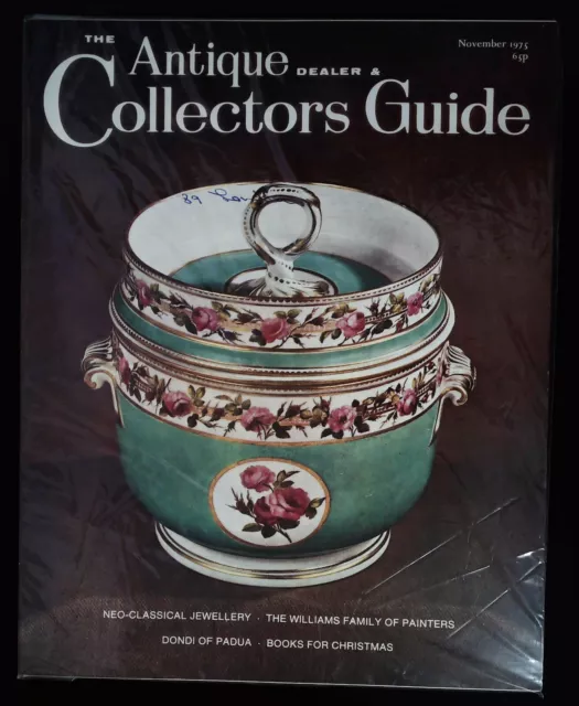 The Antiques Dealer & Collectors Guide Magazine November 1975 mbox537 Christmas