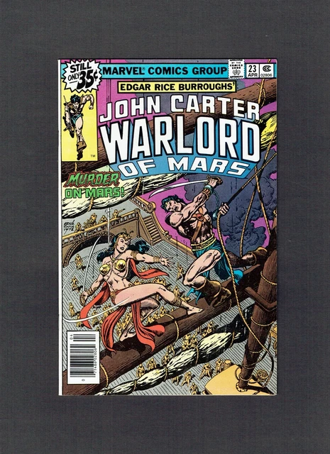 John Carter, Warlord of Mars #23 Marvel Comics 1979 VF/NM Edgar Rice Burroughs