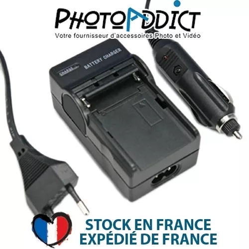 Chargeur pour batterie KODAK KLIC-5000 / CASIO NP30 / FUJI NP40  110/220V et 12V