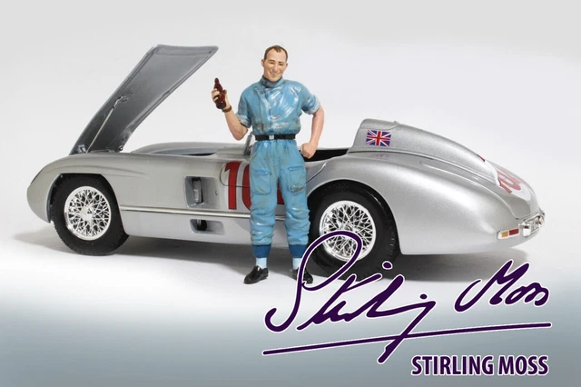 FIGURINE 1/18 BERGHE VON TRIPS VROOM NOT PEINT FOR MINICHAMPS CMC CMR