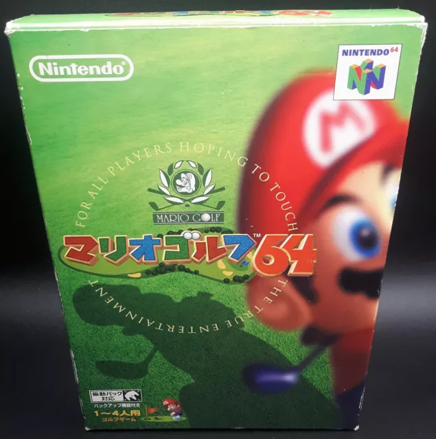 Mario Golf 64 Complete Box CIB Nintendo N64 Japanese