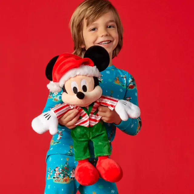 Disney Store Mickey  Mouse Holiday Christmas Medium Plush 2023 - 15"- New 2