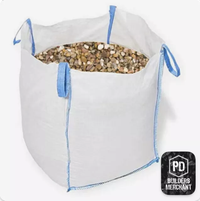 20mm Gravel Bulk Bag 800kg Non Decorative - No Minimum Order - FREE DELIVERY