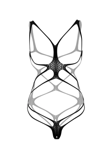 Body per donna erotica sexy bodystocking g-string aperto intimo lingerie hot 3