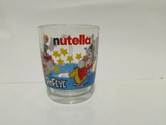 Nutella Ferrero Bicchiere  "Braccio Di Ferro  Popeye "  2003