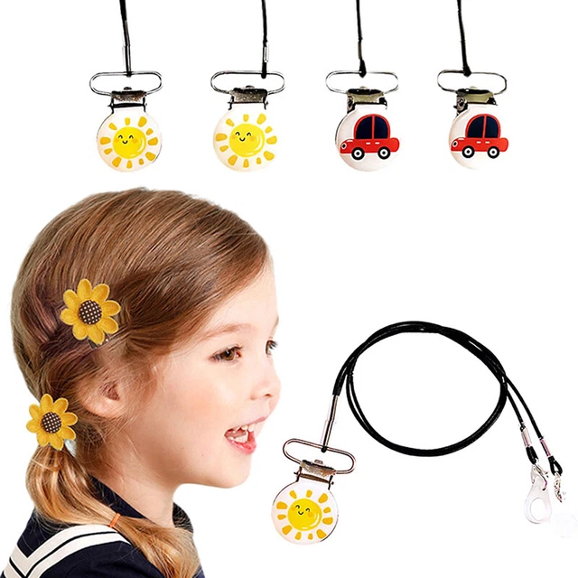 Cuerda para audífonos con clip antipérdida abrazadera protectora accesorios y