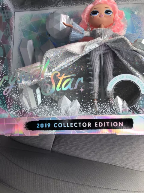 LOL Surprise OMG CRYSTAL STAR 2019 Collector Doll Winter Disco Glitter -NEW/RARE 3