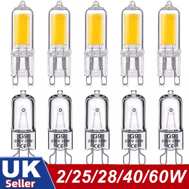 G9 LED Bulbs 2W/25W 28W 40W 60W  Halogen Light/COB Capsule Light Warm white 220V