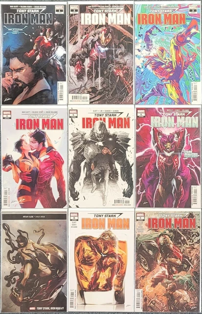 Tony Stark Iron Man #1-19 Marvel Comics Complete Set! VF-NM 8.0-9.0 or Better!