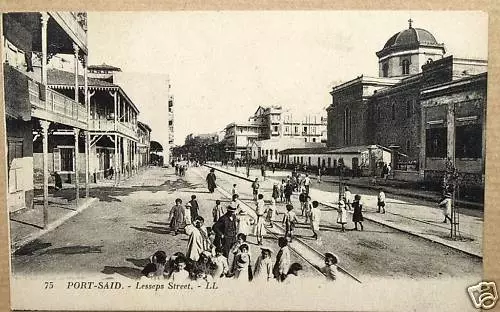 Egypte - Port Saïd - Lesseps Street