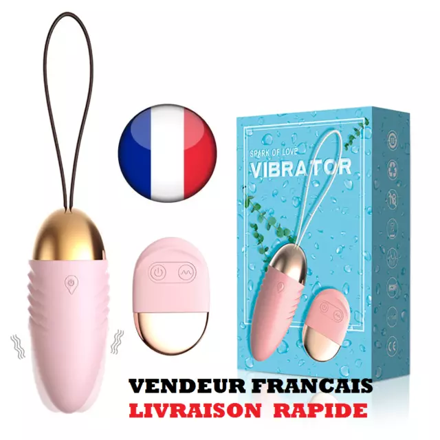 Oeuf Vibrant luxe sans fil a télécommande 10 vitesses Jouet sexuel  Sextoy vibro