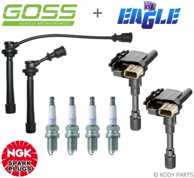 IGNITION LEADS, GOSS COILS & NGK PLUGS - for Suzuki Swift 1.5L RS415 EZ (M15A)