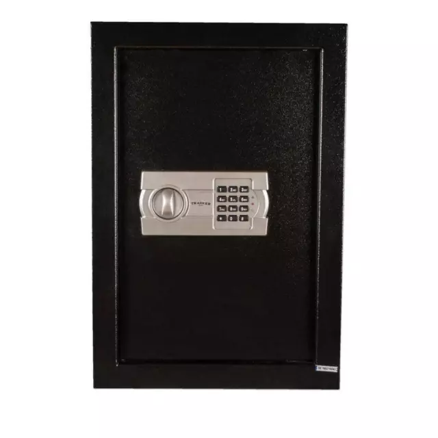 Tracker Safe Wall Safe 0.35-Cu Ft+Steel+Pre-Drilled+Electronic Lock W/Key Bypass