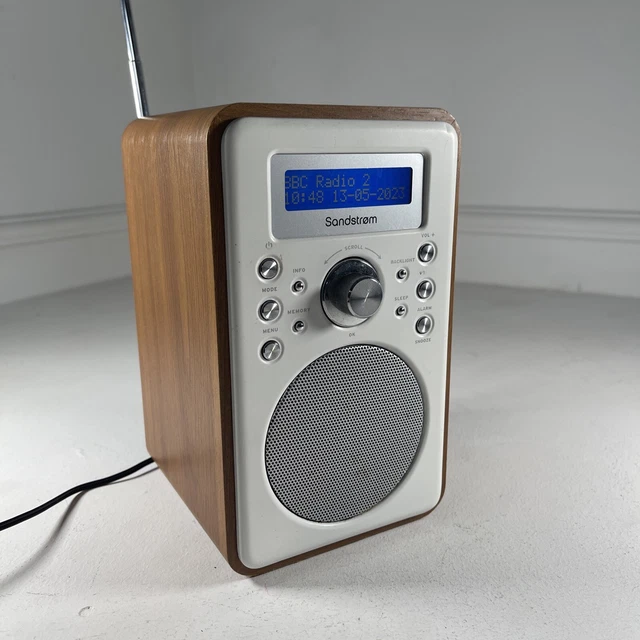 SANDSTROM DAB RADIO S6VDAB12 DAB / FM Radio Alarm Clock £17.95