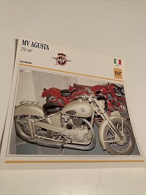 Agusta Ottantatre 83 cm3 1959 Porta Carte Motocicletta Di Collezione Atlas Italy 