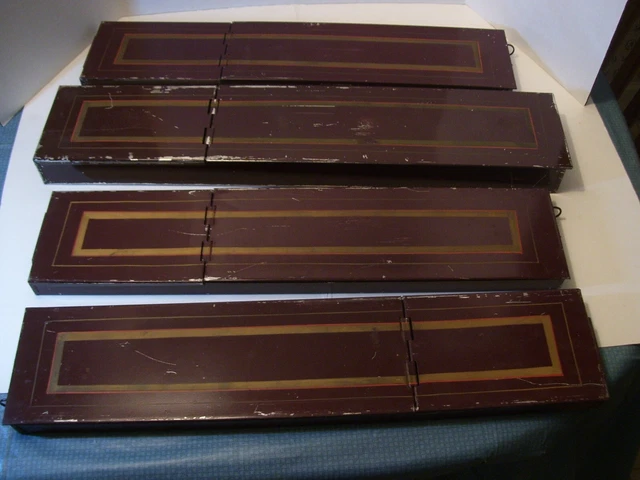 Lot Of Four Vintage Safety Deposit Boxes.