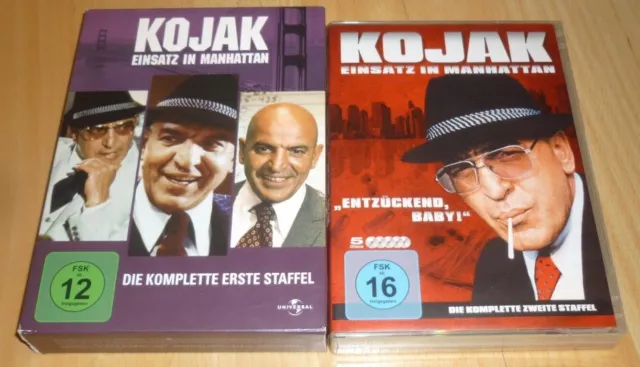 DVD : Kojak - Einsatz in Manhatten - Staffel 1 + 2 .