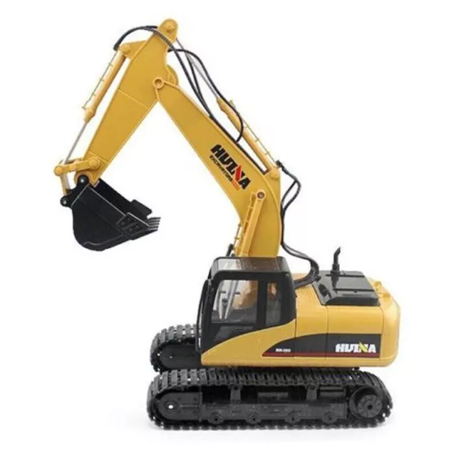 Huina 1550 Rc 1:14 2.4Ghz 15Ch Rc Car Alloy Excavator Rtr Auto Demonstration