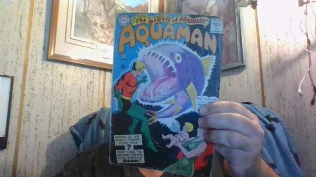 Aquaman #23 OCT DC The Birth of Aquababy! Superman National Comics Old 12 Cent