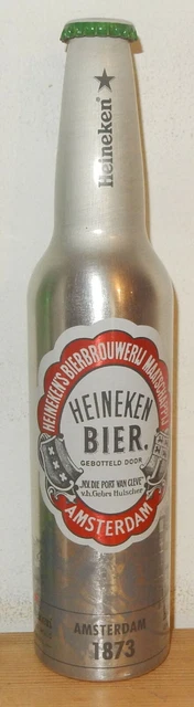 HEINEKEN Beer 2011 Alu Bottle can Limited Edition from HOLLAND (47cl) Empty !! 2