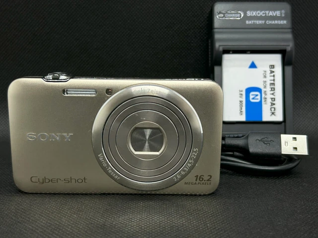 ⏯️ *ENGLISH OK* Sony Cybershot DSC-WX30 Gold 16.2 MP