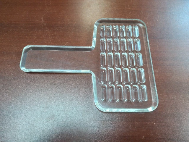 Unbranded Transparent 30 Day Pill /  Vitamin Counter Tray