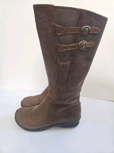 KEEN WOMENS SIZE 9.5 Bern Baby Bern Leather Tall Zip Boots 27.00 PicClick