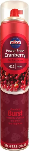 Nilco Cranberry Power Fresh  Air Freshener - 750ml