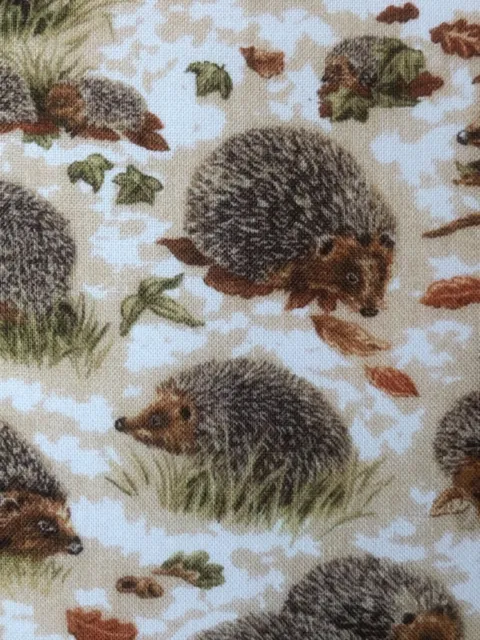 "Copricuscino Hedgehogs Marrone Crema Verde Novità 16"" 18"" 2