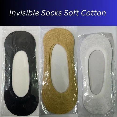 Mens Women's Cotton Invisible Socks Trainer No Show Shoe Liner Low Cut Sports UK