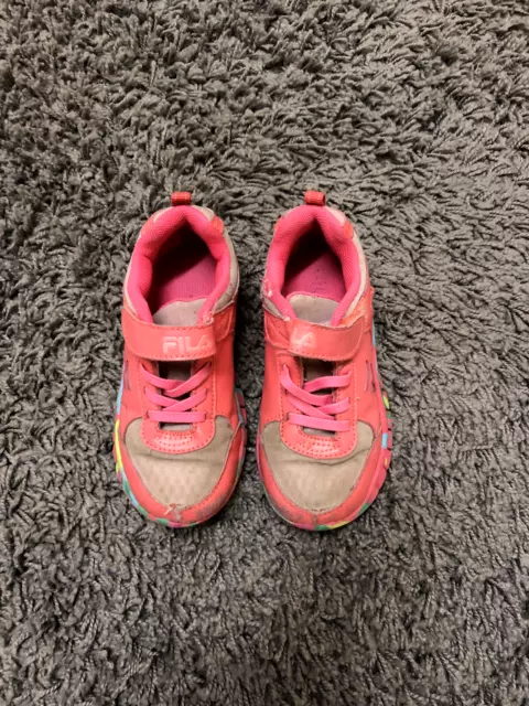 FILA Mädchen Turnschuhe Sneaker Rosa Gr. 28 Schuhe