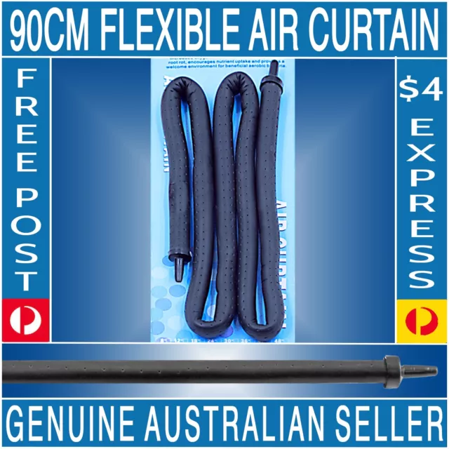 Air Stone 90cm Flexible Rubber 4 Aquarium, Fish Tank, & Septic Pump. Bubble Wall