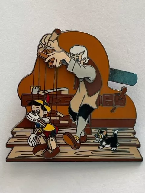 WDW 2001 Pins Around Our World Celebration Pinocchio puppet pin LE3000 (C6)